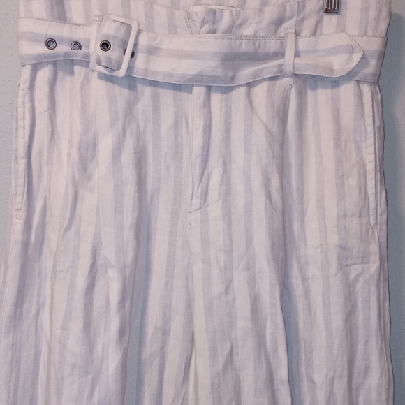 Rachel Zoe Stripped Wide Leg Pant. - Picture 4 of 8